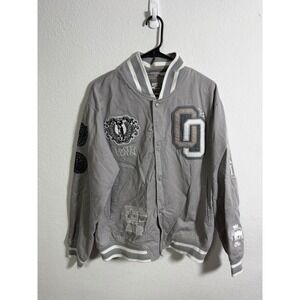 Vintage NIKE SPORTSWEAR NSW Limited Edition FRESH AIR Varsity Jacket Grey Size L